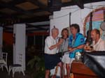 Clippie singing with strange lady