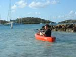 Collin in Canoe