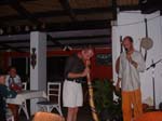 Ian on the didgeridoo