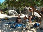 On the beach