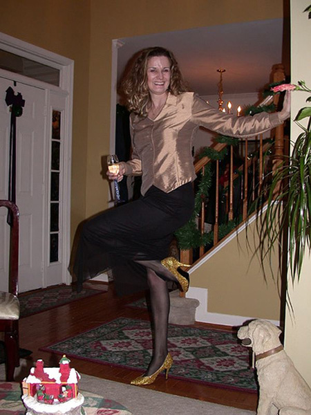 Xmas 2007 Deb Heels