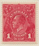 1913-23  1d Red
