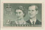 1954  2s green royal visit