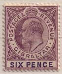 043 1903 6d Violet and Purple